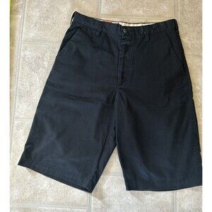 Volcom Stone Shorts Mens 31x12 Black Flat Front Chino